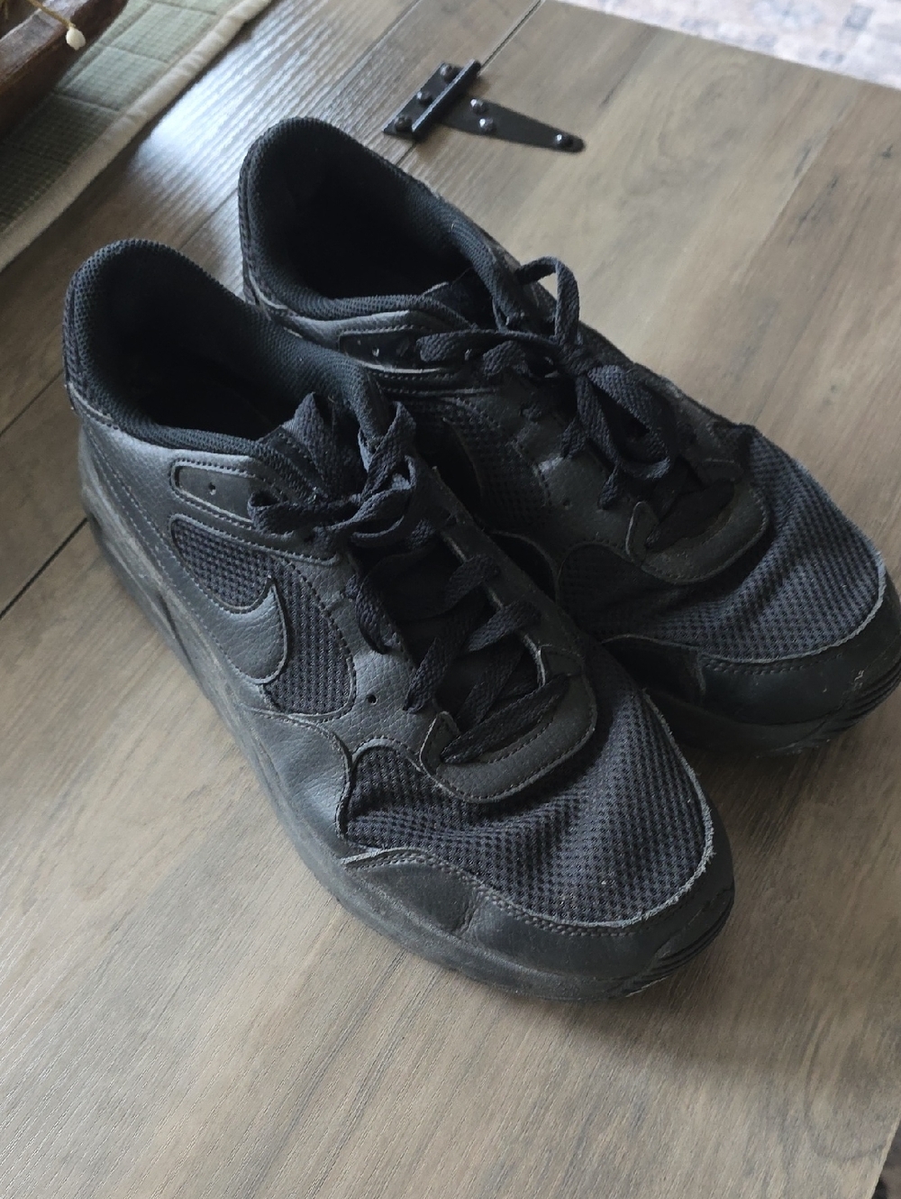 Nike Men’s All-Black Mesh & Synthetic Sneakers